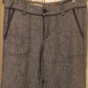 Anthropologie Linen Pants